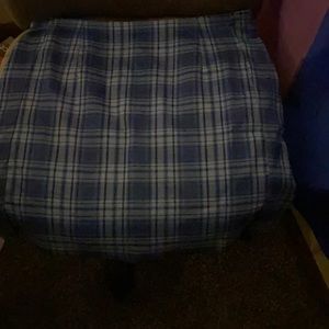 Mini plaid blue skirt